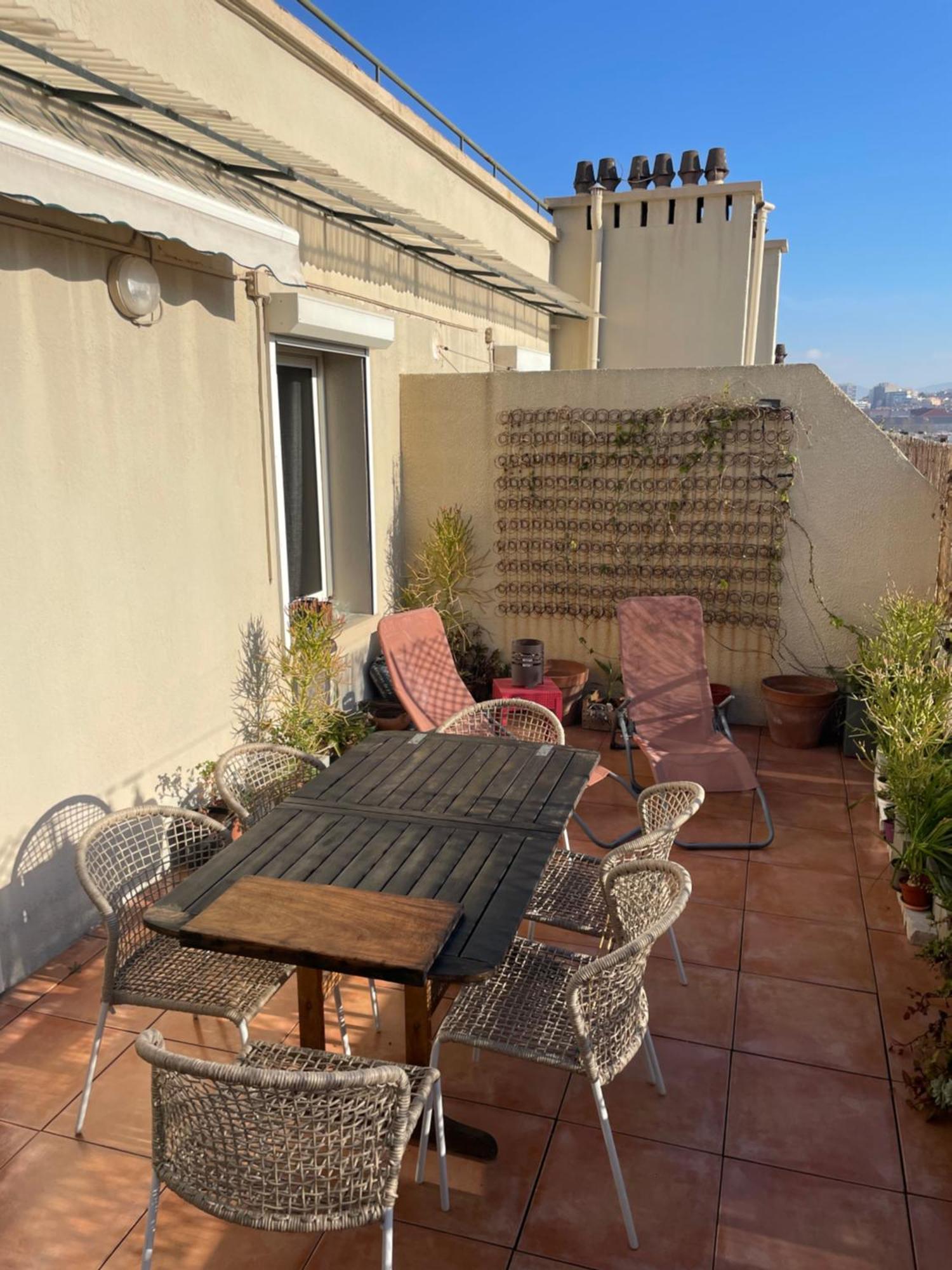 4 Personnes Appart 60 M2 Terrasse 35M2 Sejour Sud 2 Vraies Chambres Gare Saint-Charles Universite Μασσαλία Εξωτερικό φωτογραφία